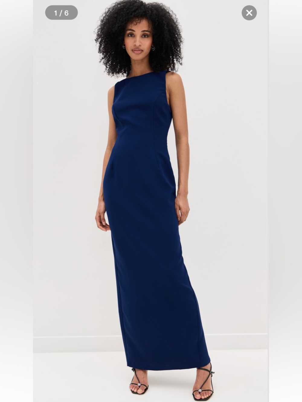 Amanda Uprichard - Marbella Maxi Dress in Navy